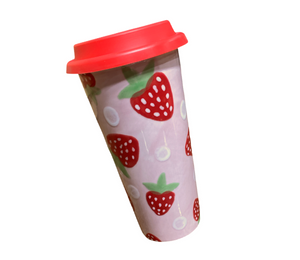 Encino Strawberry Travel Mug