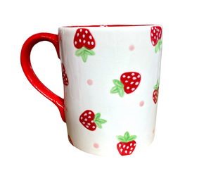 Encino Strawberry Dot Mug