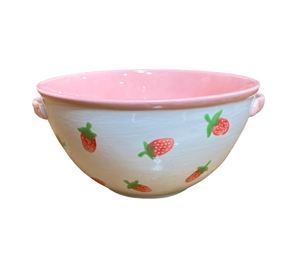 Encino Strawberry Print Bowl