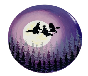 Encino Kooky Witches Plate