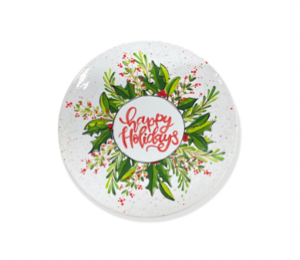 Encino Holiday Wreath Plate