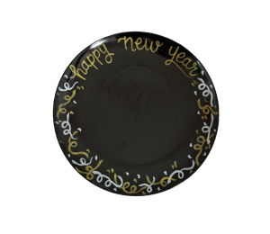 Encino New Year Confetti Plate