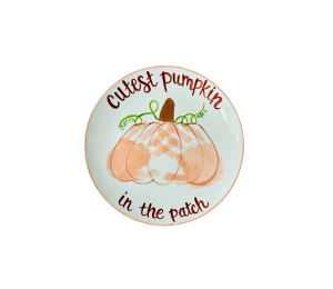Encino Cutest Pumpkin Plate