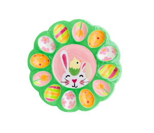 Encino Easter Sherbet Egg Plate