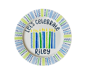 Encino Let's Celebrate Plate