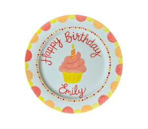 Encino Birthday Cupcake Plate